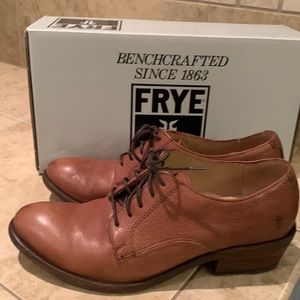 Frye Tan Oxfords